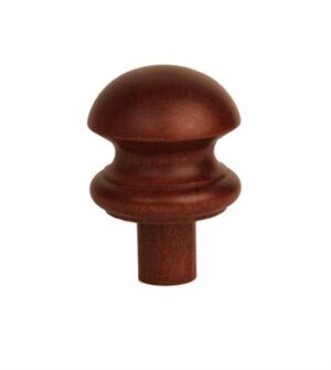 Sapele Mushroom Newel Cap 90mm