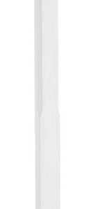 White Primed Stop Chamfer HALF Newel Post 90mmx1490mm