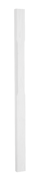 White Primed Stop Chamfer HALF Newel Post 90mmx1490mm