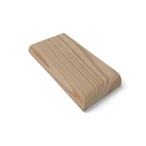 Pine 83mm HALF Flat Newel Cap