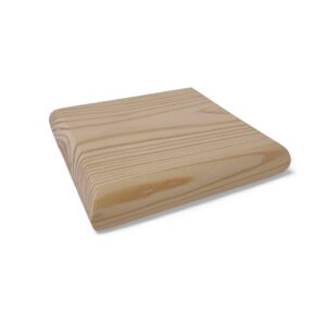 Pine 83mm Square Flat Newel Cap