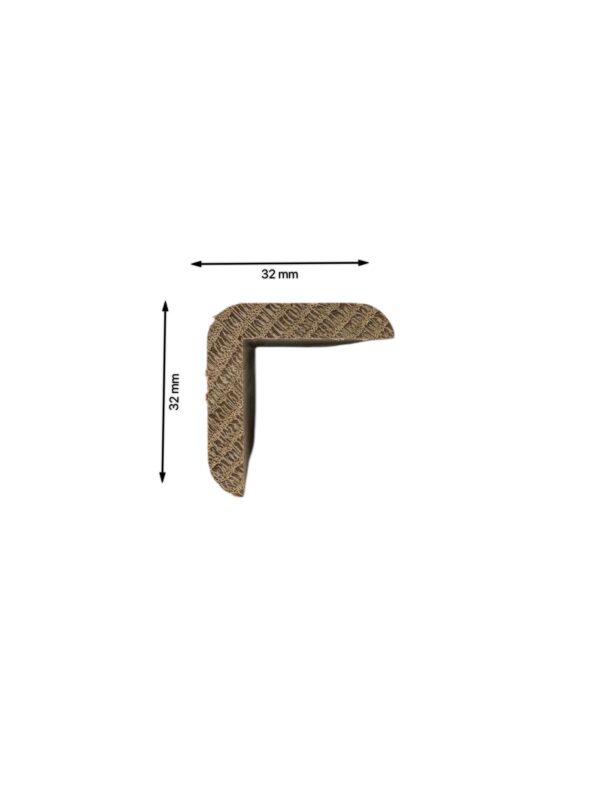 Oak Cushion Corner Beading 32mm x 32mm - In Various Lengths - Image 4