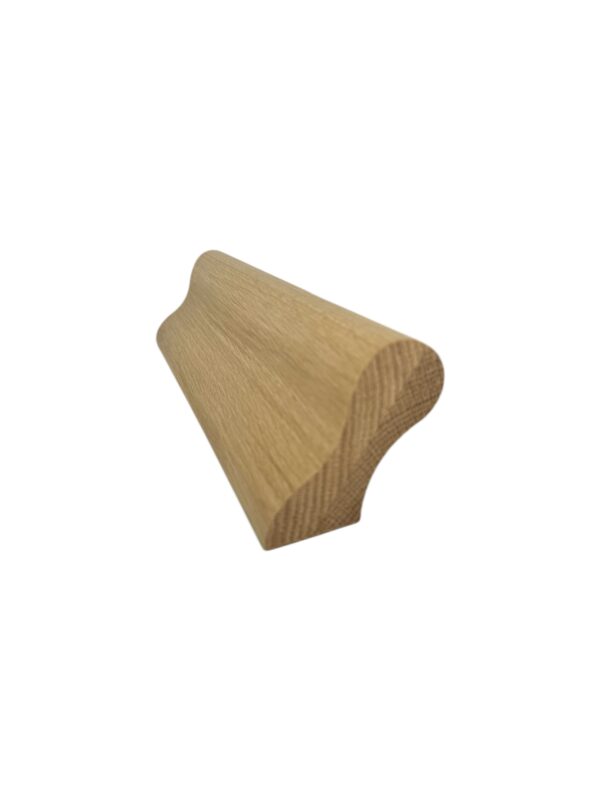 Oak Pigs Ear Wall Handrail - In Various Lengths - Image 2