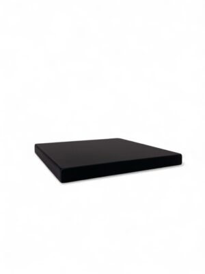 Black Metal Square Modern Cap
