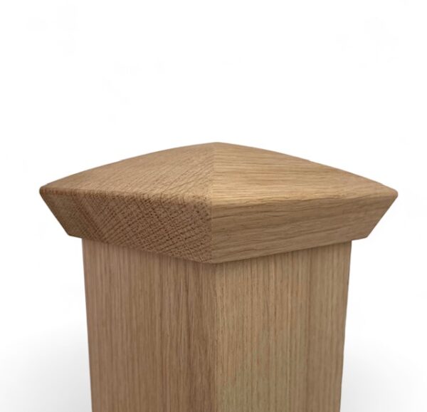 Oak Smooth Pyramid Cap 90mm