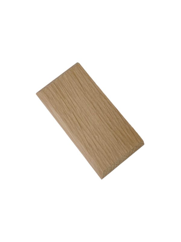 Oak 90mm Half Flat Newel Cap