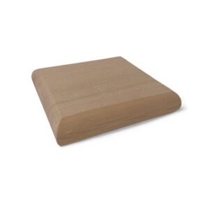 Hemlock 83mm Square Flat Newel Cap