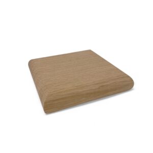 Oak 83mm Square Flat Newel Cap