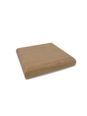 Oak 83mm Square Flat Newel Cap