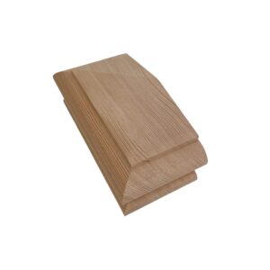 Hemlock HALF Pyramid Newel Cap 83mm