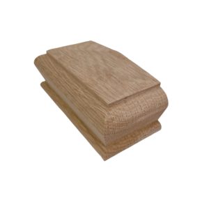 Oak HALF Pyramid Newel Cap 83mm