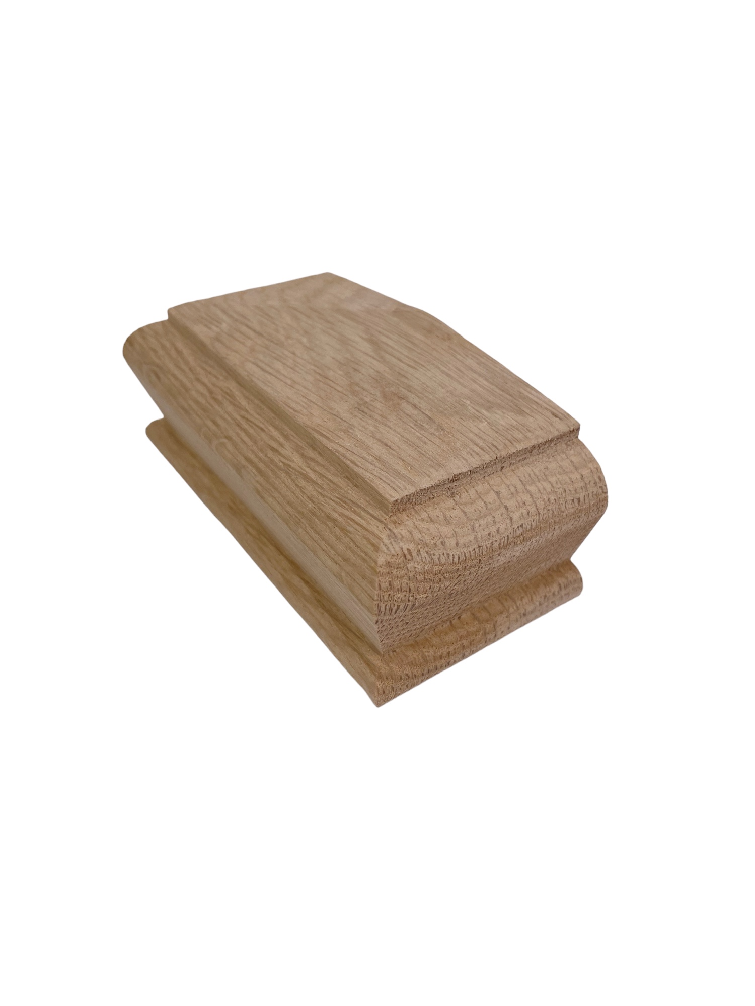 Oak HALF Pyramid Newel Cap 83mm