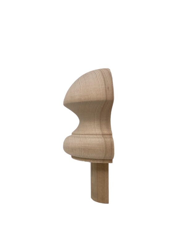 Hemlock HALF Mushroom Newel Cap 83mm