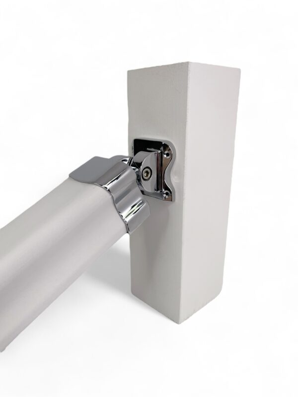 Traditional Chrome Adjustable Handrail Connector