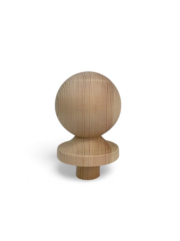 Pine Ball Newel Cap 83mm