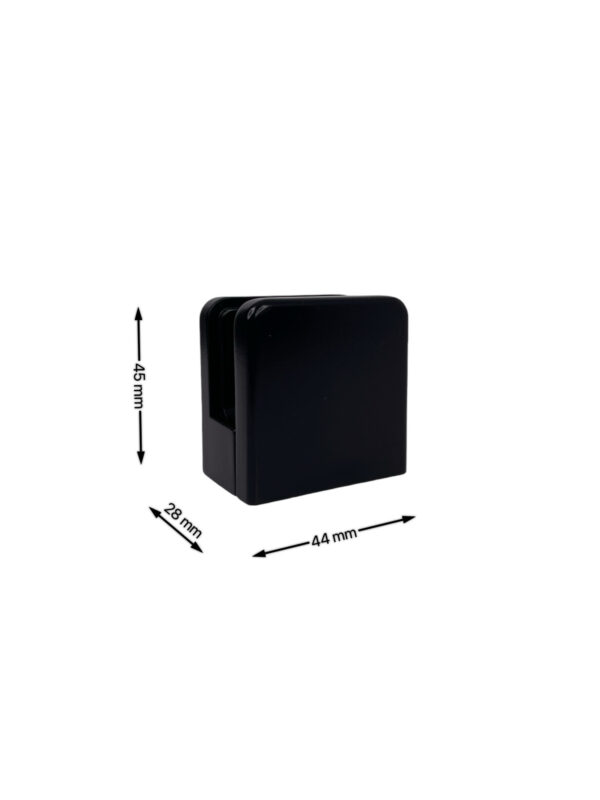 Black Glass Clamp Balustrade Bracket - Image 2