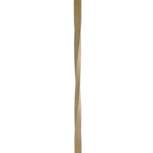 Oak Double Twist Contemporary Stair Spindle