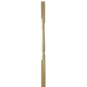 Pine Fluted Georgian Stair Spindle