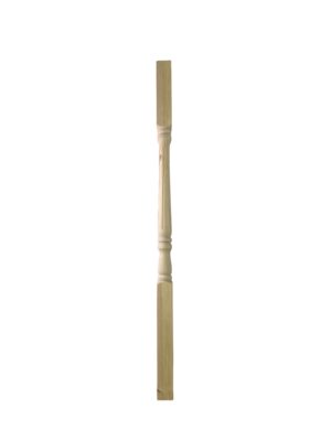 Pine Fluted Georgian Stair Spindle