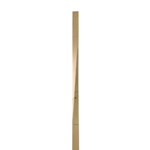 Pine Contemporary Raymond Twist Stair Spindle