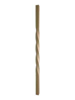 Oak Cotswold Twist Stair Spindle 32mmx900mm