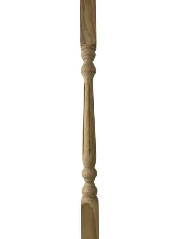 Hemlock Fluted Colonial Stair Spindle 41mmx900mm - Image 2