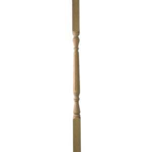 Hemlock Fluted Oxford Stair Spindle 41mmx900mm