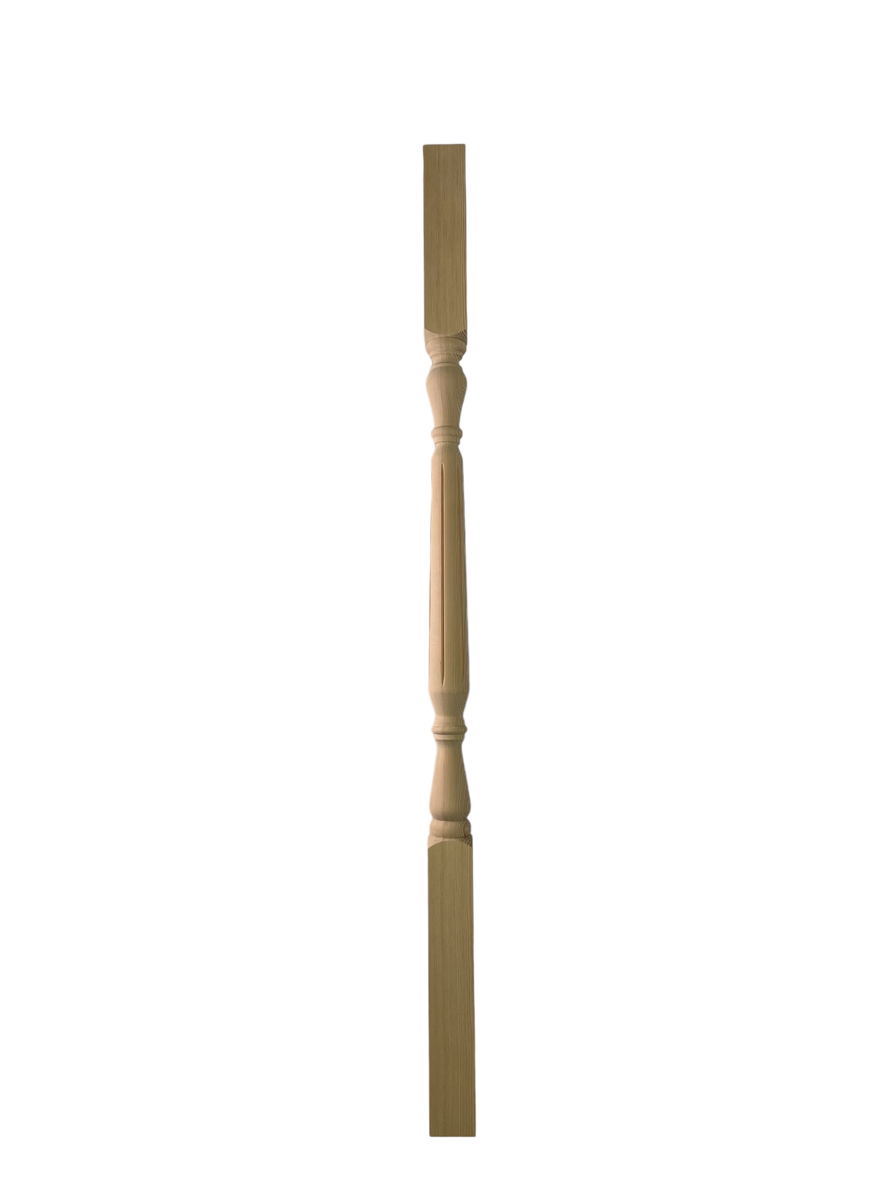 Hemlock Fluted Oxford Stair Spindle 41mmx900mm