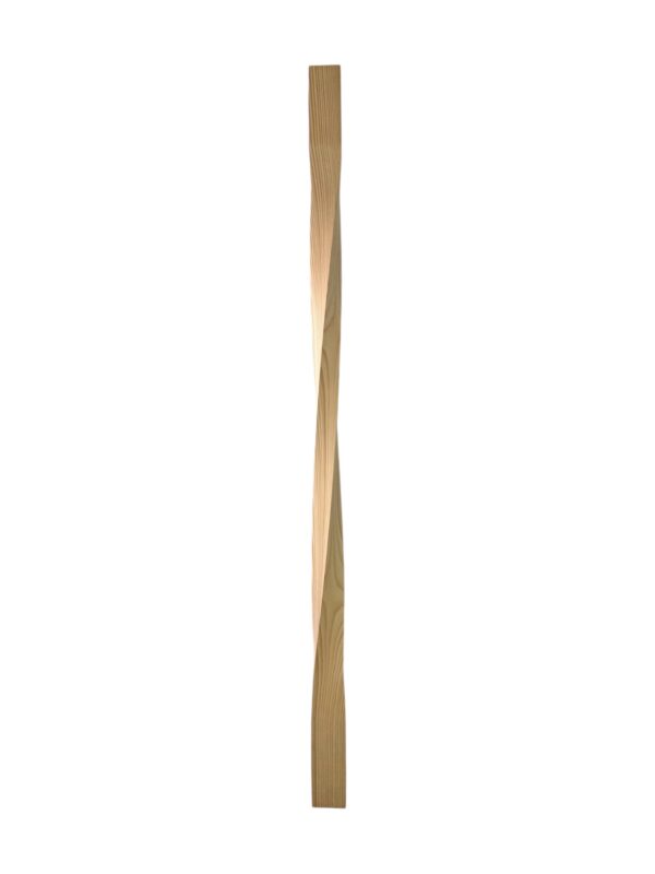 Hemlock Contemporary Raymond Twist Stair Spindle 41mmx900mm