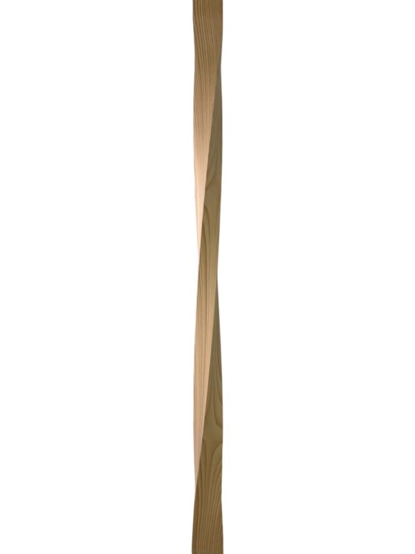 Hemlock Contemporary Raymond Twist Stair Spindle 41mmx900mm - Image 2