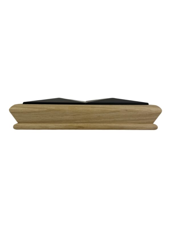 Unique Timber & Double Black Pyramid Newel Cap 90mm x 180mm - In Various Timbers - Image 4