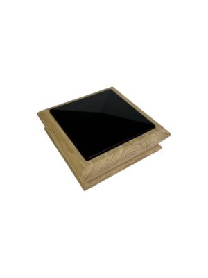 Unique Timber & Black Pyramid Newel Cap