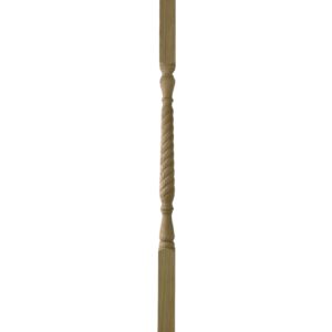 Oak barley Twist Stair Spindle