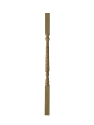 Oak barley Twist Stair Spindle