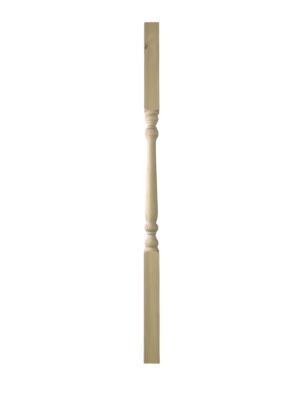 Pine Turned Colonial Stair Spindle