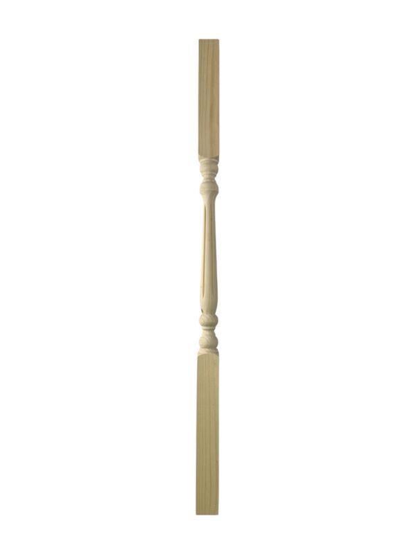 Pine Fluted Colonial Stair Spindle 41mmx900mm