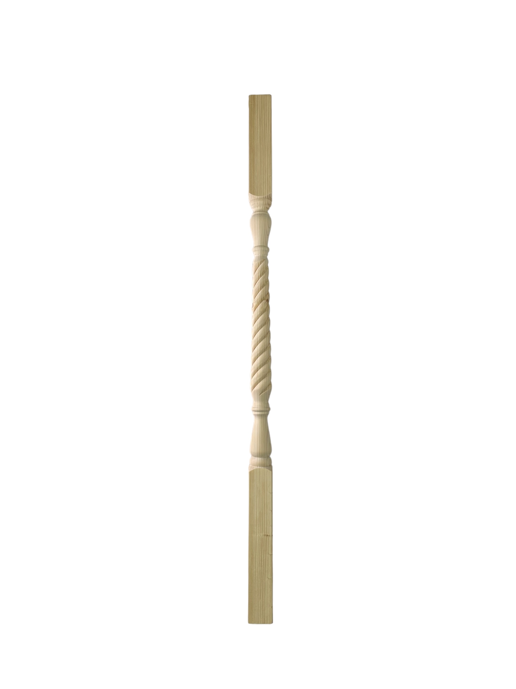 Pine Barley Twist Stair Spindle