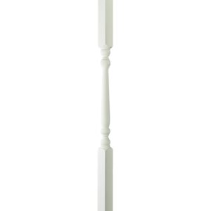 White Primed Turned Colonial Stair Spindle 41mmx1100mm