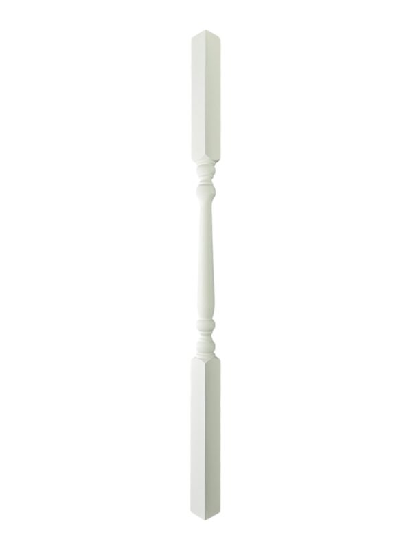 White Primed Turned Colonial Stair Spindle 41mmx1100mm