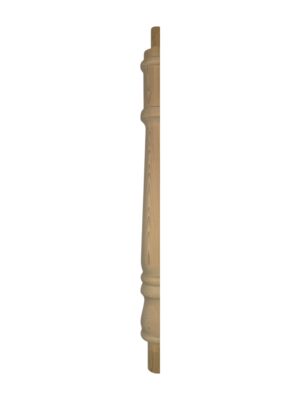Hemlock Georgian Turned HALF Continuous Newel Post 90mm x 675mm