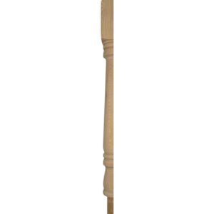 Hemlock Turned Georgian HALF Newel Post 90mm x 730mm