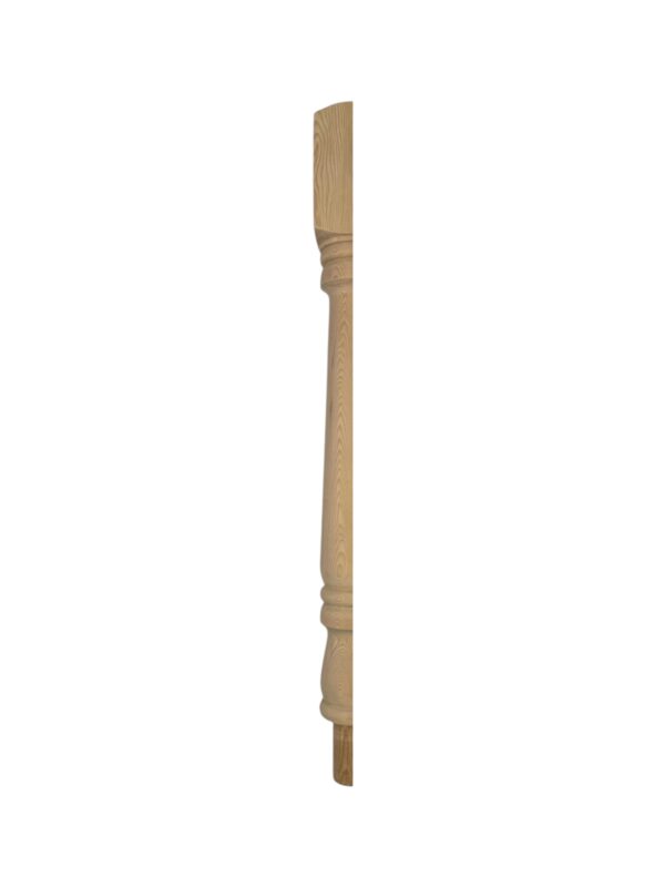 Hemlock Turned Georgian HALF Newel Post 90mm x 730mm