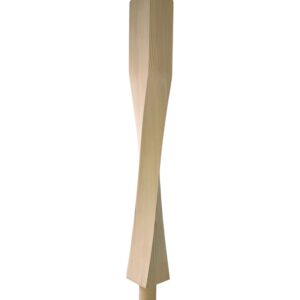 Pine Contemporary Raymond Twist Spigot Newel Post 790mm