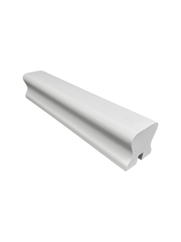 White Primed 10mm Glass Handrail and 2-part Baserail - In Various Lengths - Image 2