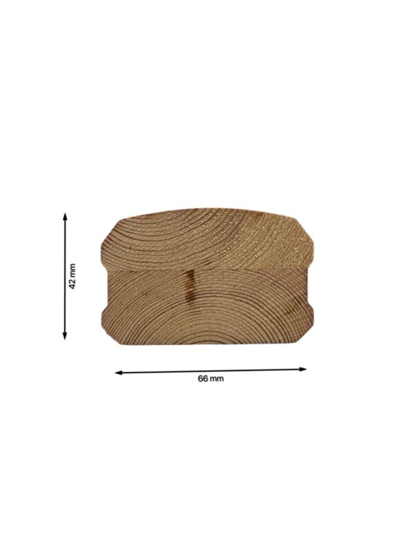 Pine SOLID Solution Handrails & Baserails - In Various Lengths - Image 4