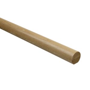 Fusion Oak Round Handrail Prefinished 2400mm