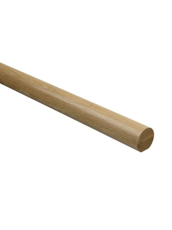 Fusion Oak Round Handrail Prefinished 2400mm