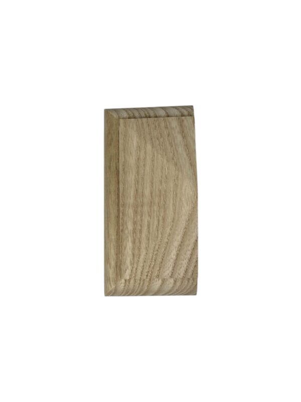 Ash HALF Square Pyramid Newel Cap 90mm - Image 2