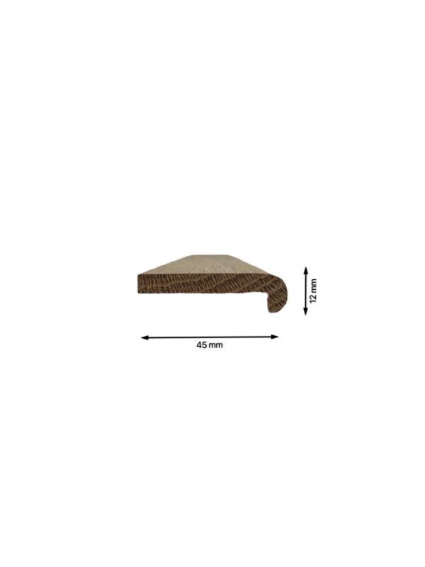 Oak Hockey Stick Moulding 3000mm x 45mm x 12mm - Image 5