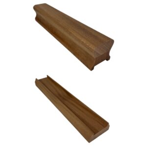 Sapele Stair Handrail and Baserail 32mm - In Various Lengths